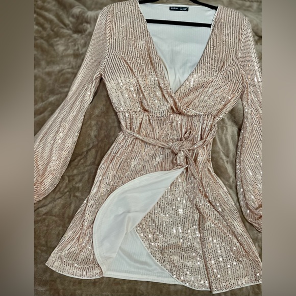 Gold Sequin Dress - Picture 4 of 5